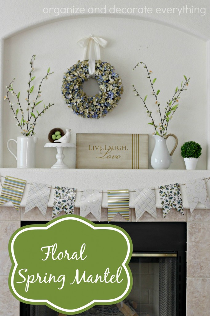 Floral Spring Mantel