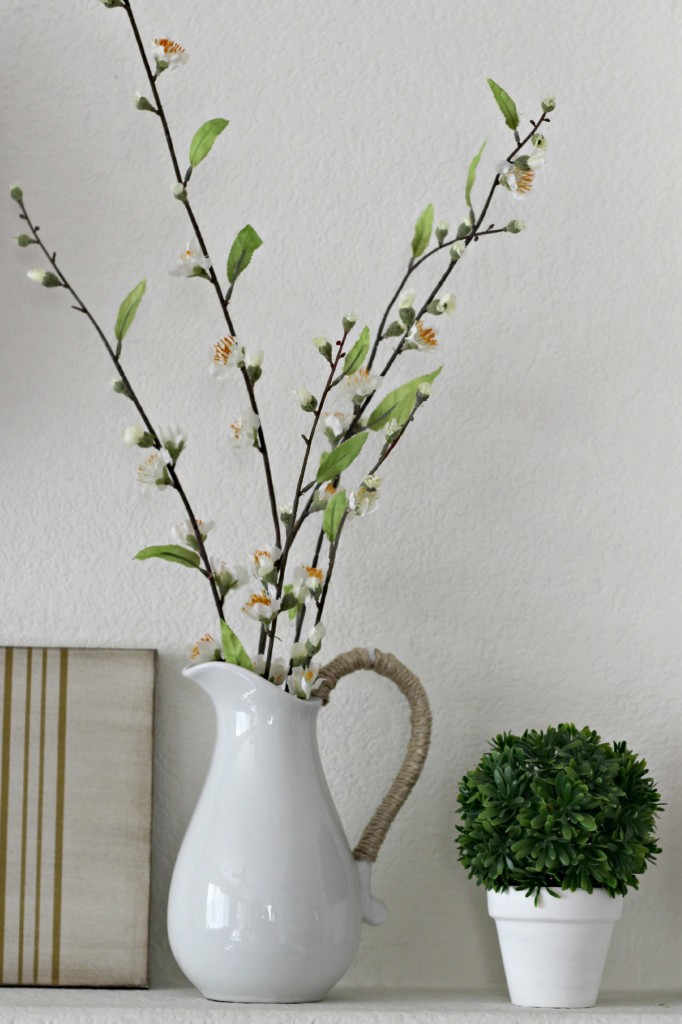 Floral Spring Mantel Greenery .7