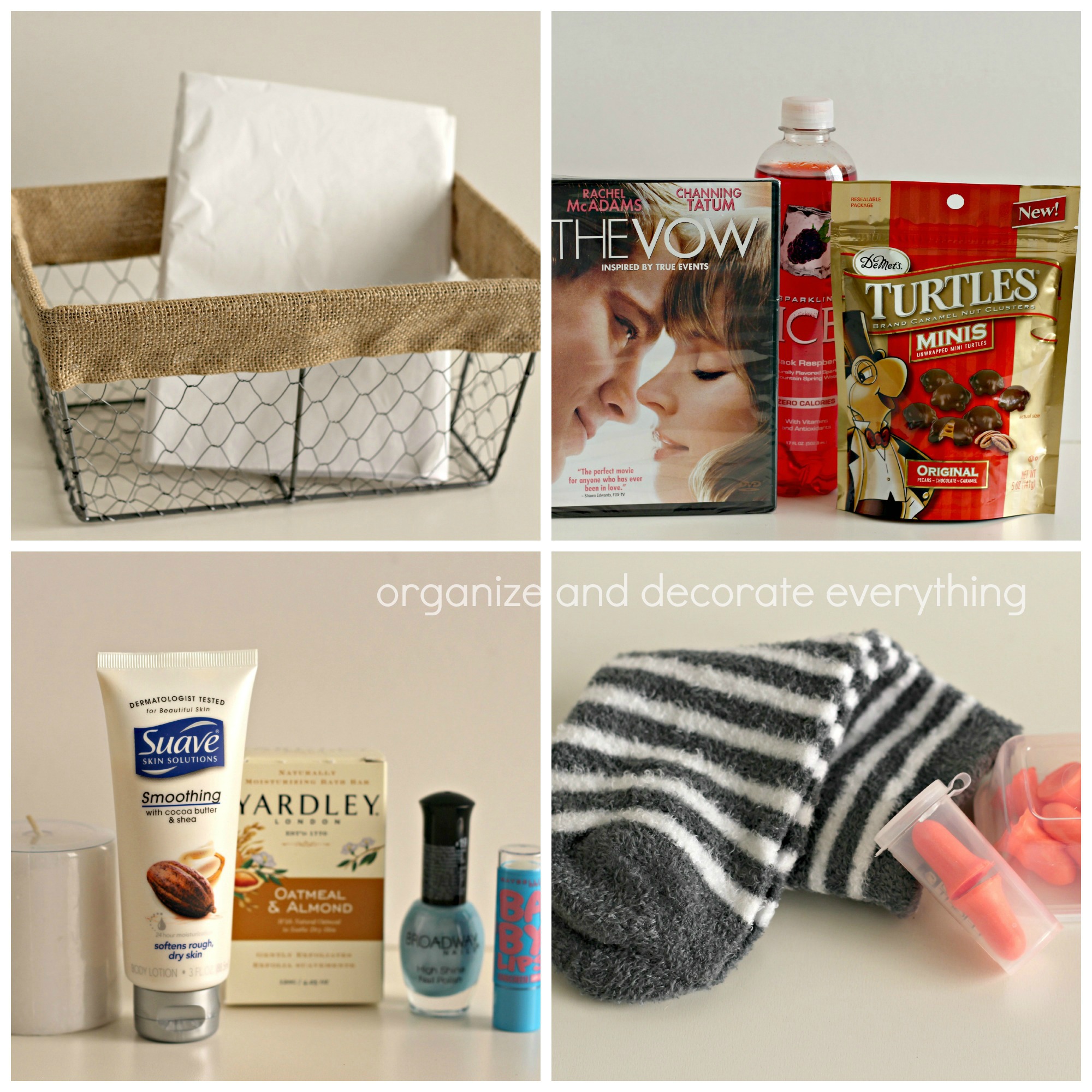 Mom Survival basket supplies