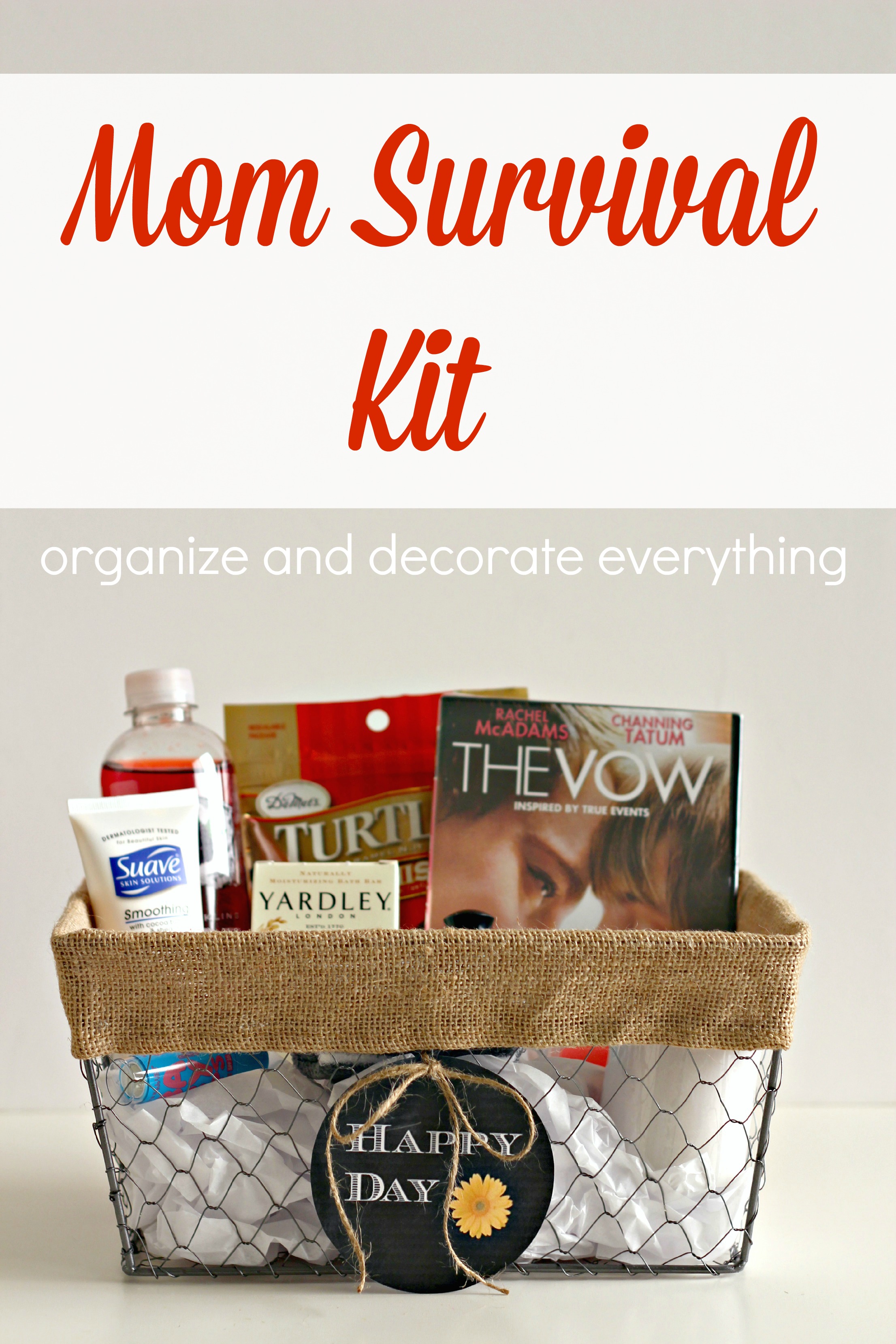 Mother's Day Gift Idea for New Moms: The New Mom Survival Kit