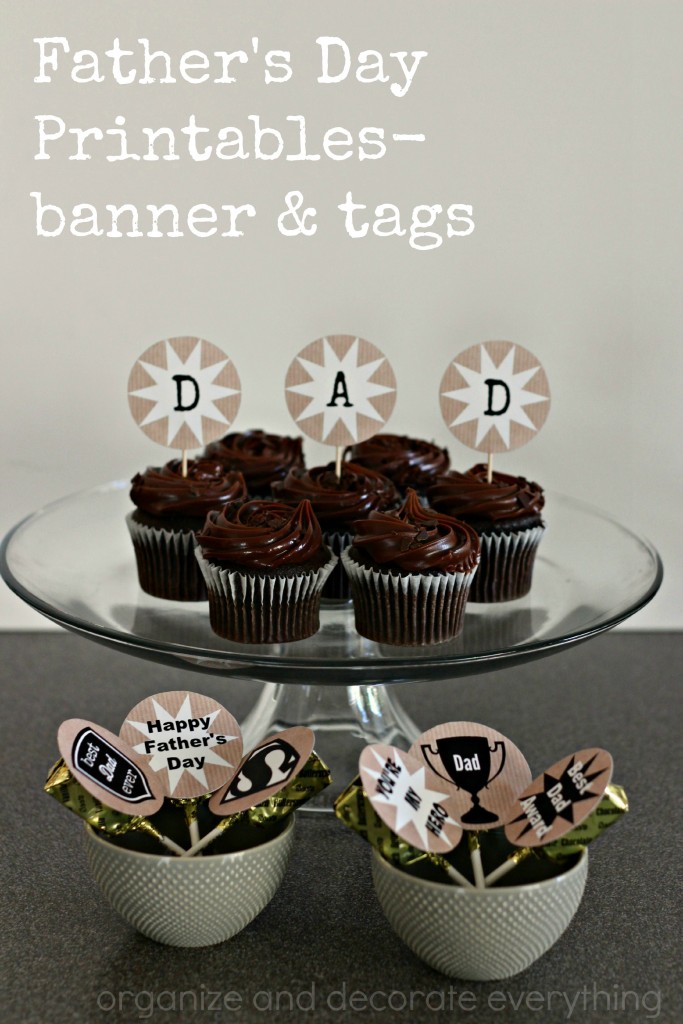Father's Day Printables - you can make bannesr and tags and so much more