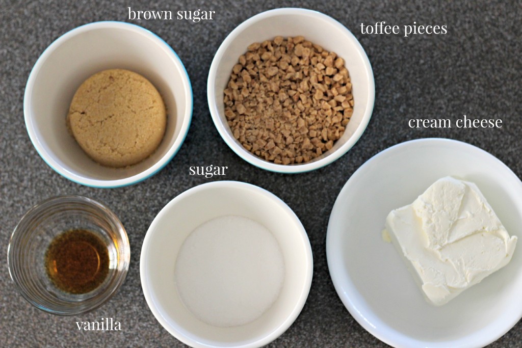 Toffee Apple Dip ingredients