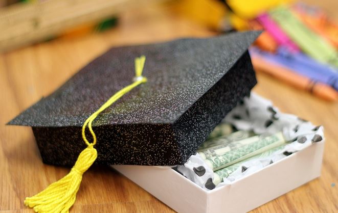 Graduation cap box