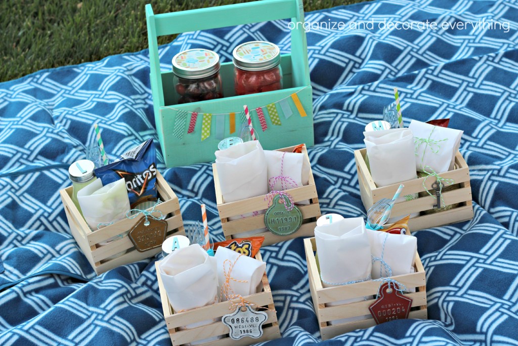 Picnic Crates dinner