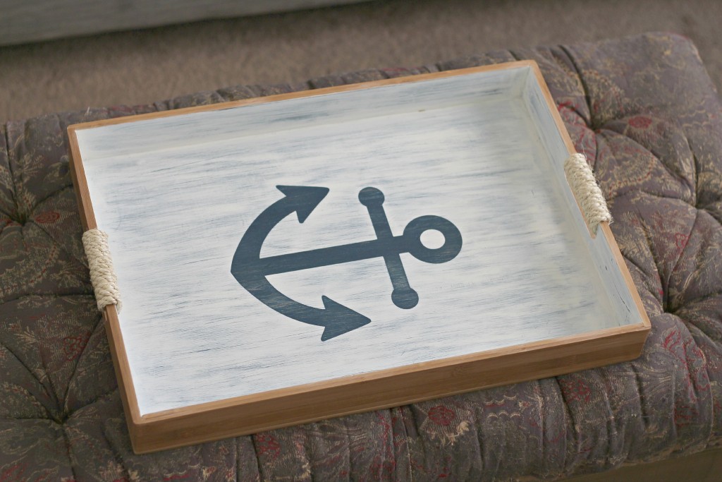 Anchor Tray on bench