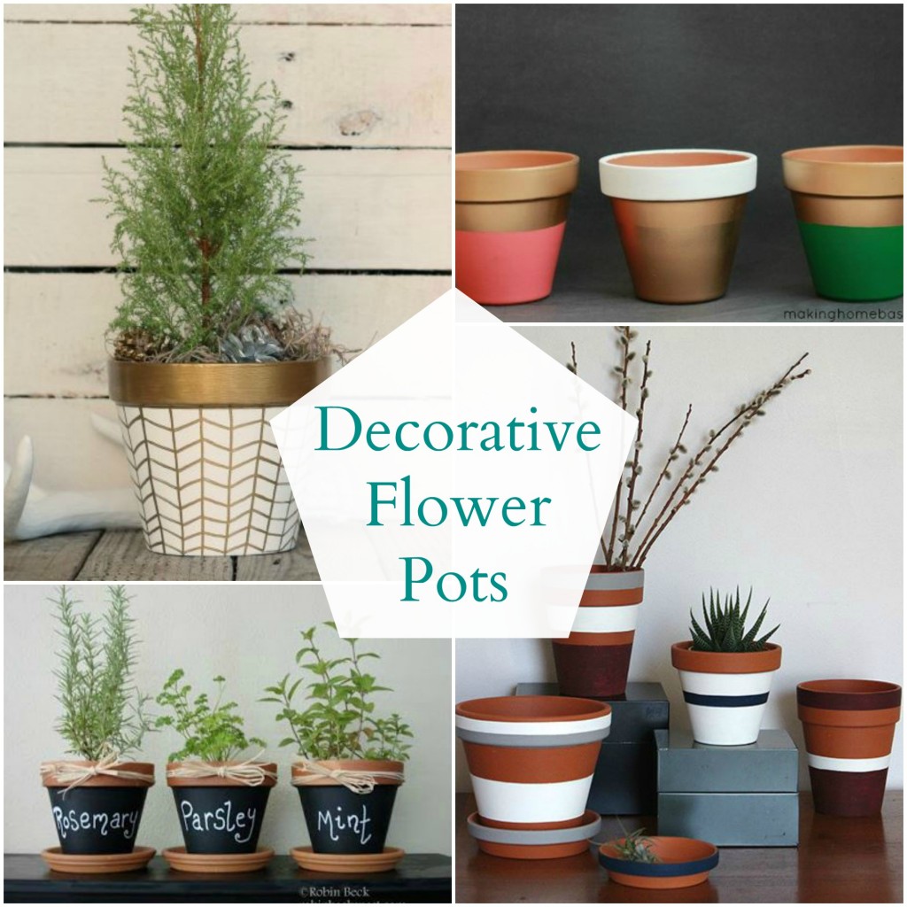 Decorative Flower Pots - Organize and Decorate Everything