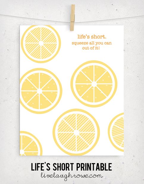 Fruit Decor Lemon Print