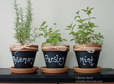 Pots Chalkboard