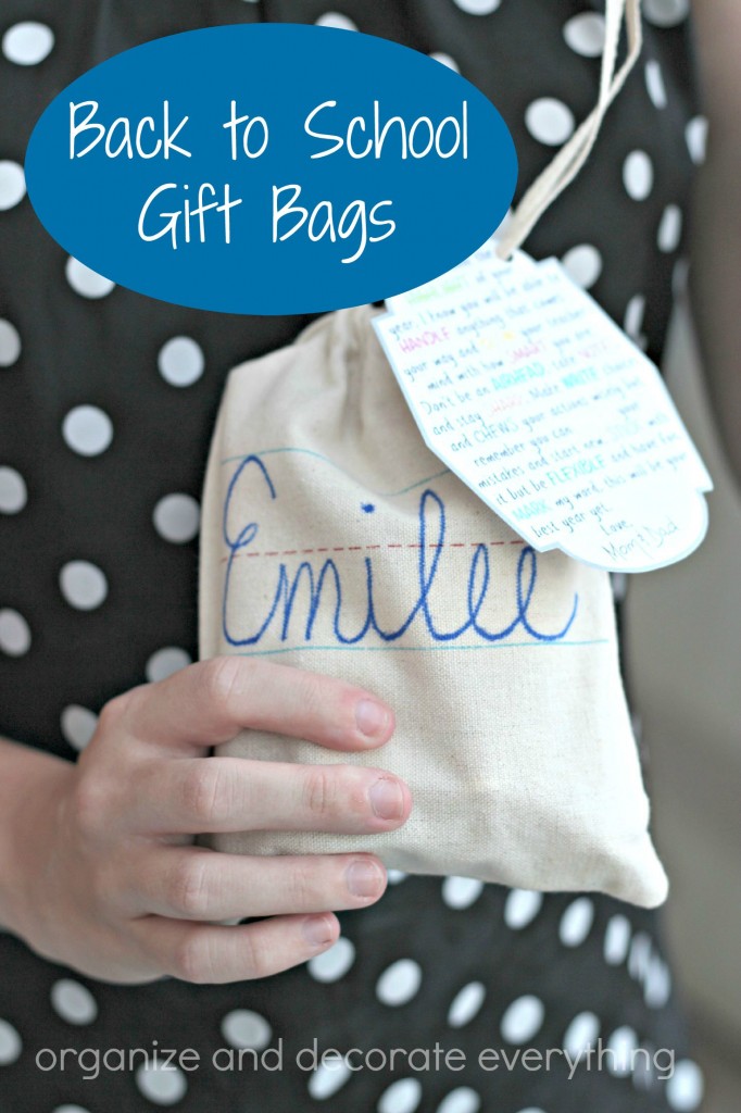 Back to School Gift Bags for kids