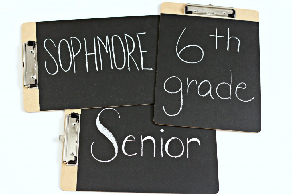 Chalkboard Clipboards for back to school.1