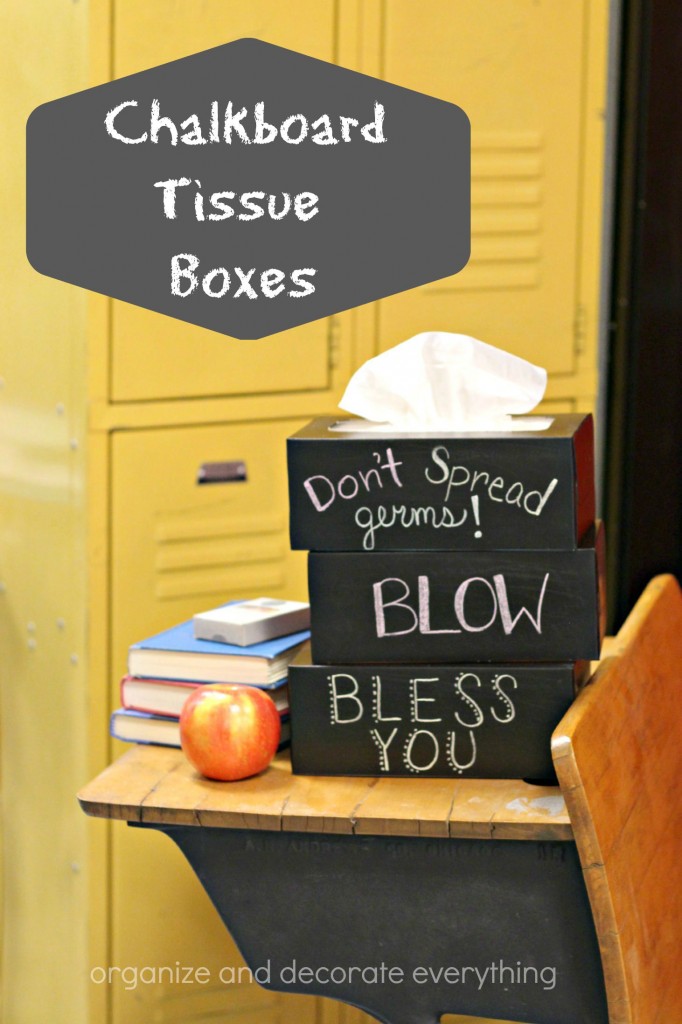 Chalkboard Tissue Boxes