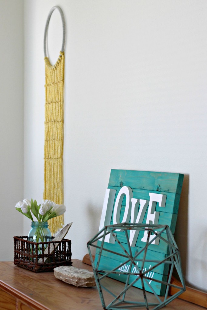 Macrame Wall Hanging and top of dresser.1