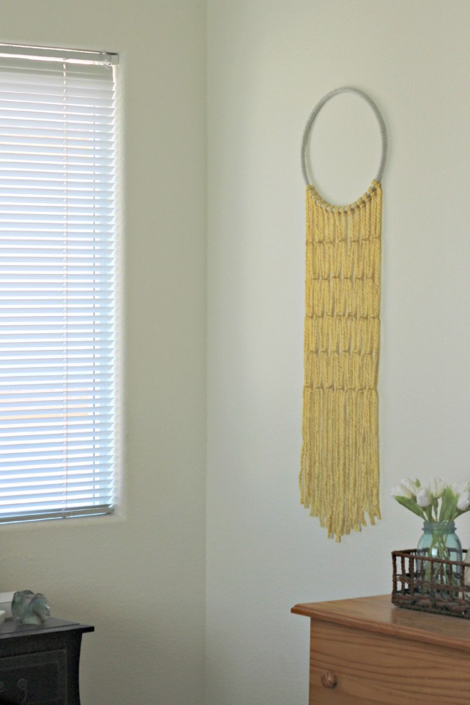 Macrame Wall Hanging in corner.1