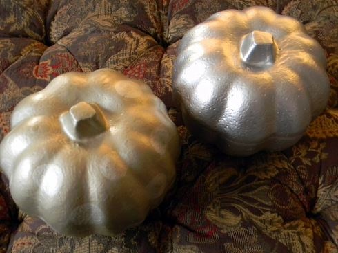 Metallic Pumpkins