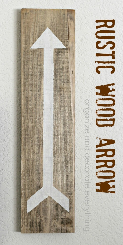 Rustic Wood Arrow
