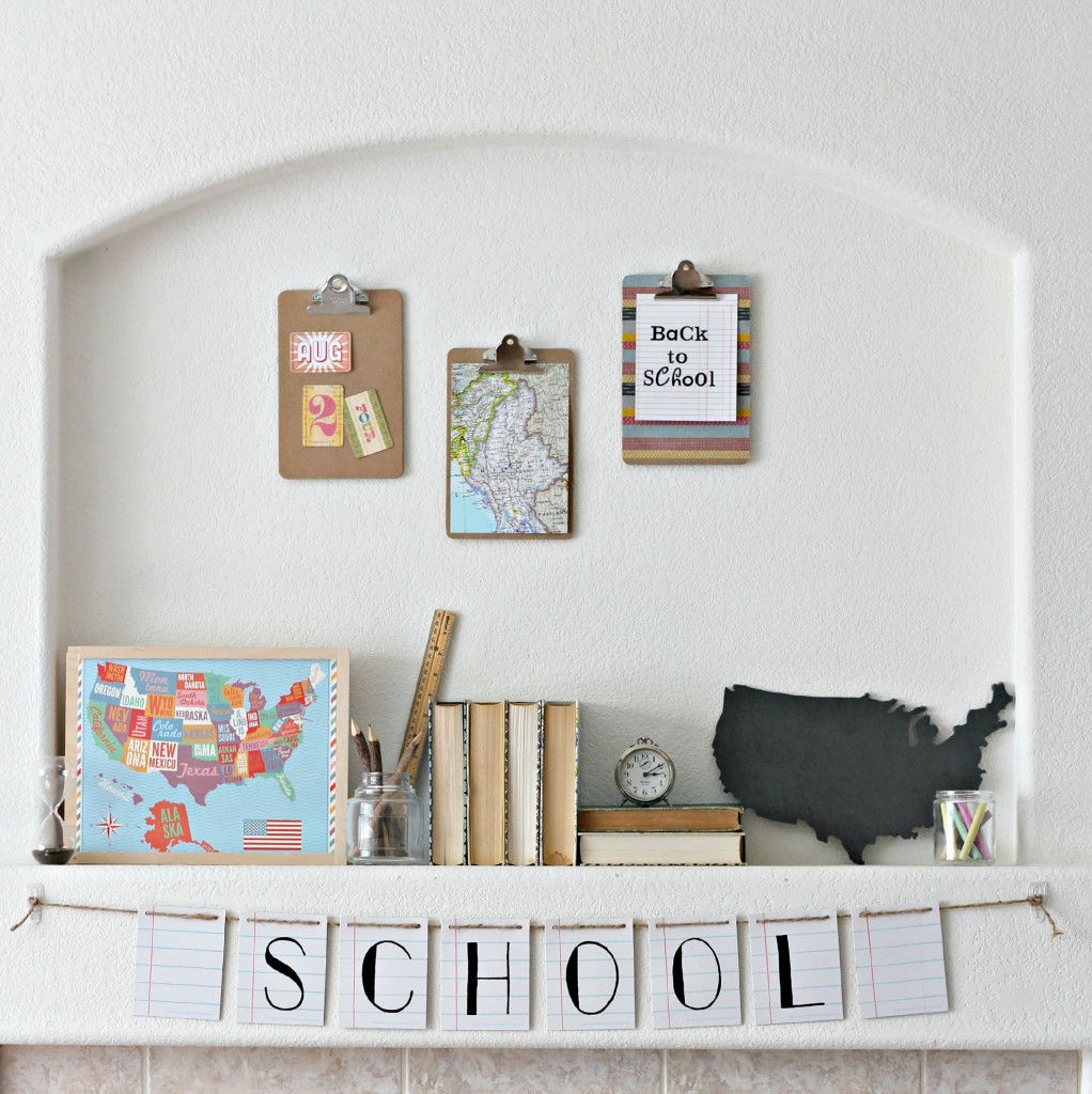 School Mantel close up.1