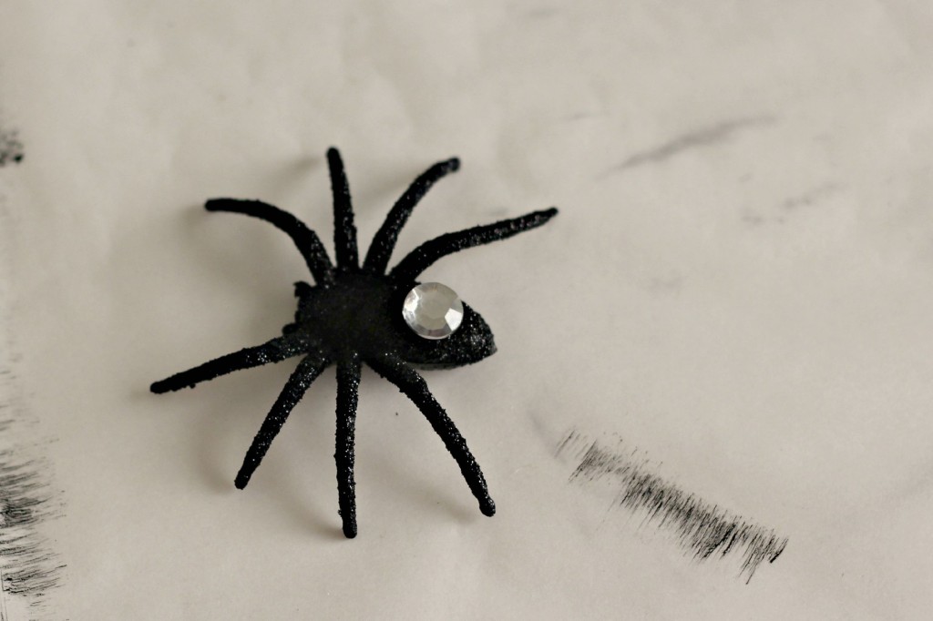 Halloween Witches Hat decorated spider