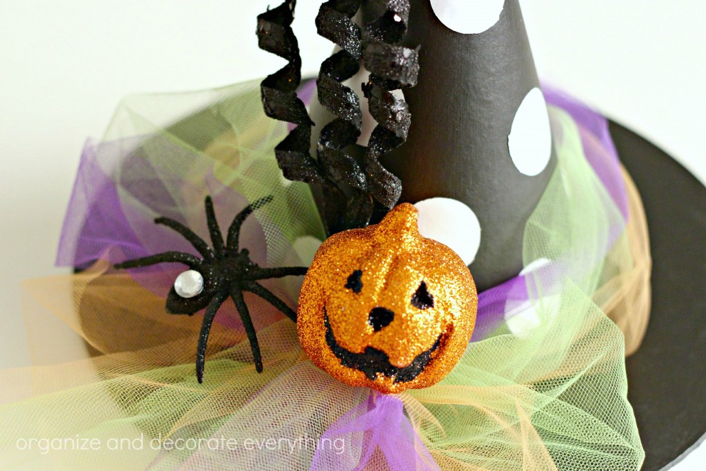 Halloween Witches Hat embellishments glitter