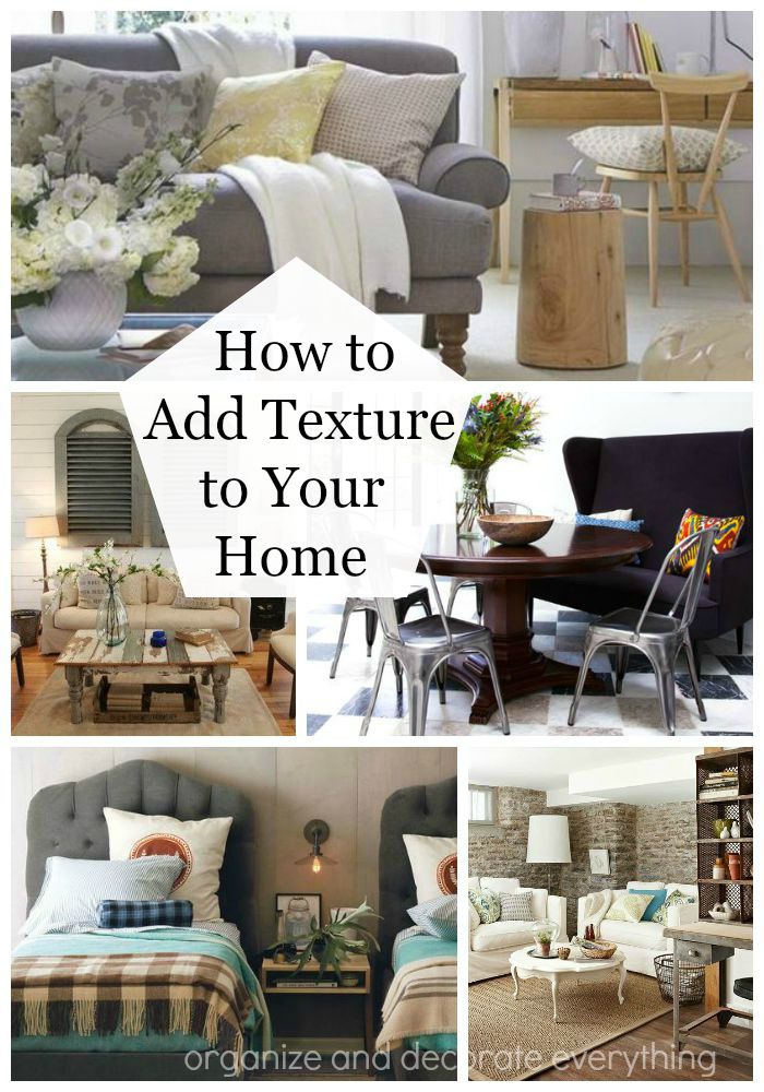 How to Add Texture to Your Home