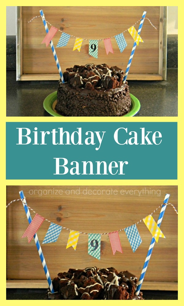 Birthday Cake Banner