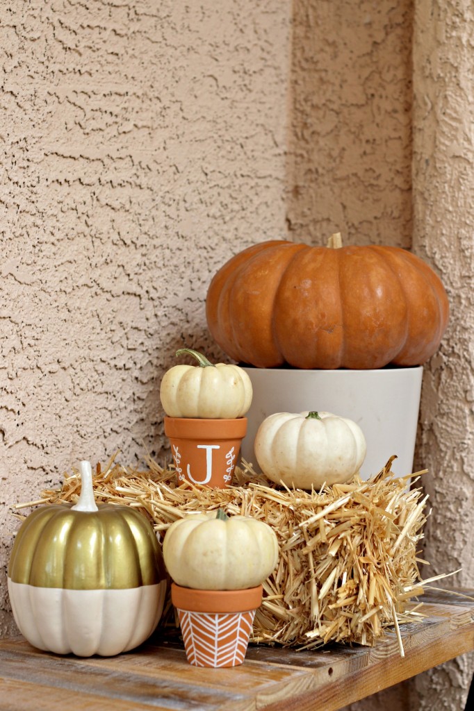 Chalk Marker Decorated Clay Pots.6