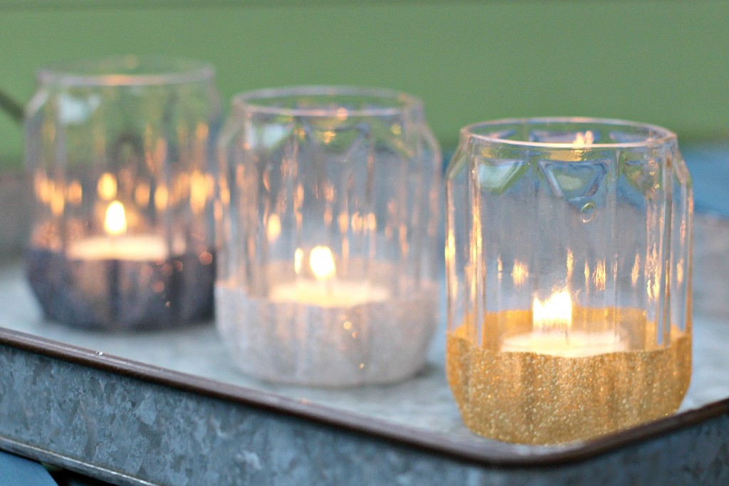 Glitter Candle Holders.12