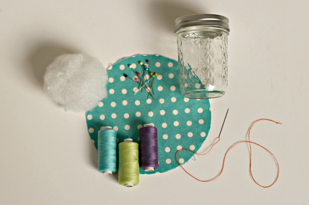 How to Make Pin Cushions with Mason Jars