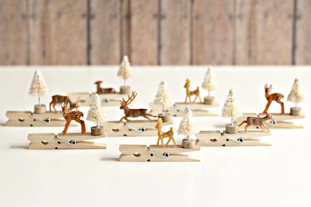 Reindeer Clothespin Ornaments.4