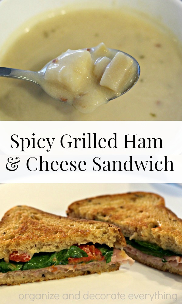 Spicy Grilled Ham and Cheese Sandwich