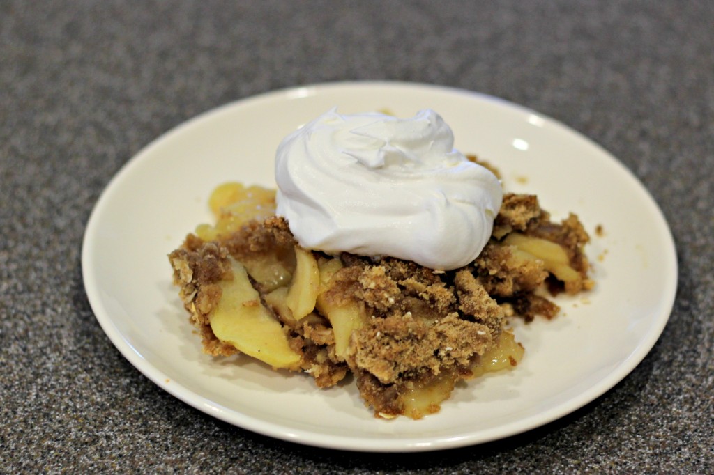 gluten free apple crisp 2