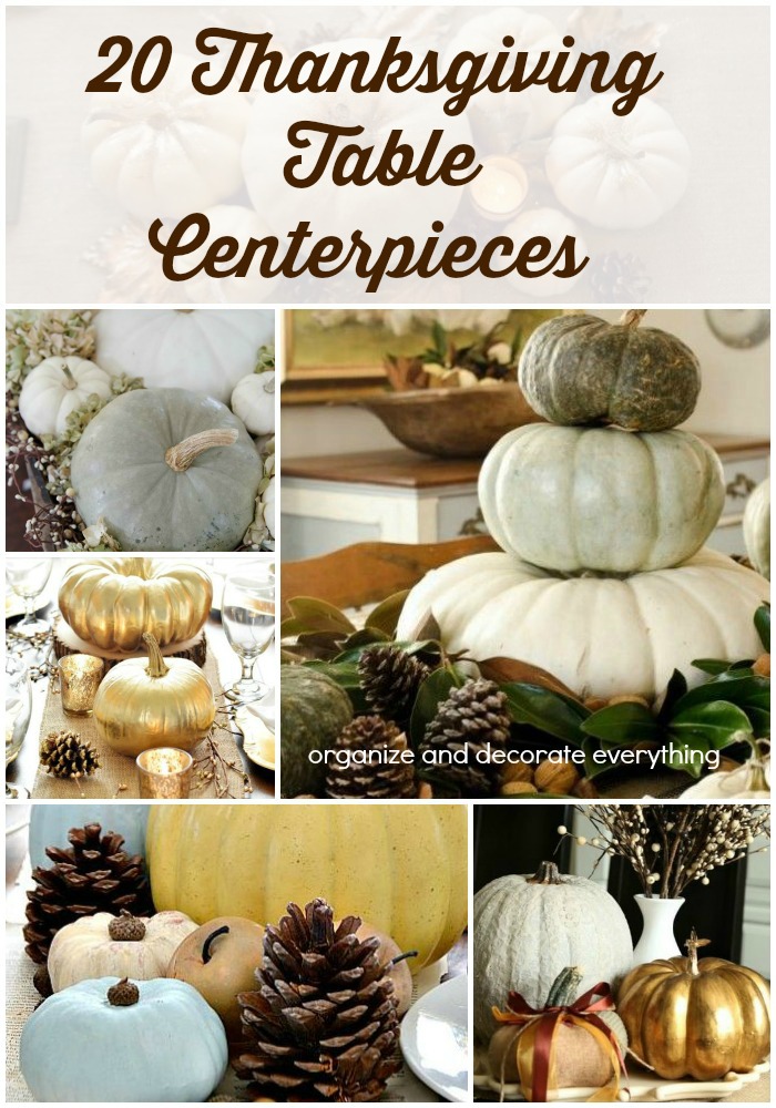 20 Thanksgiving Table Centerpieces