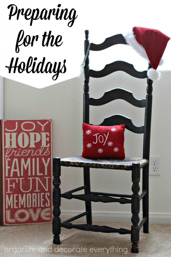Preparing for the Holidays is easy with ideas from some of the best Organizing Bloggers