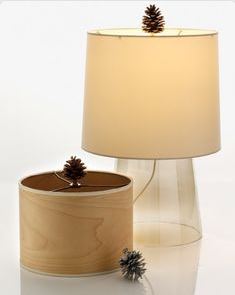 pinecone lamps