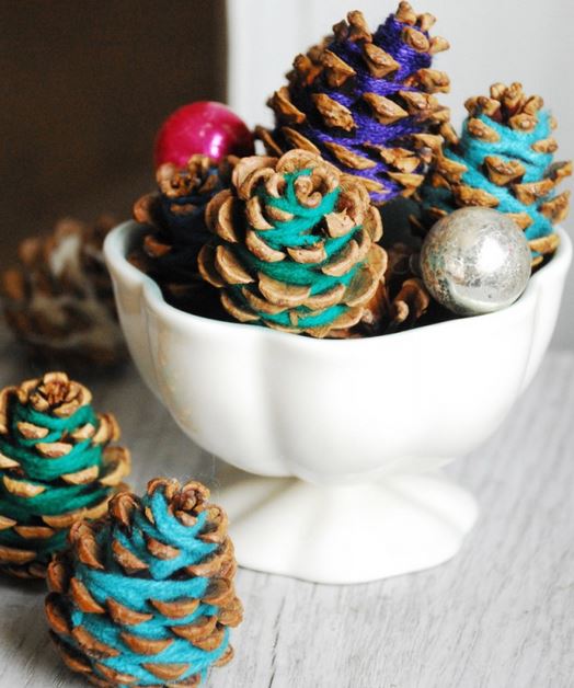 pinecones yarn