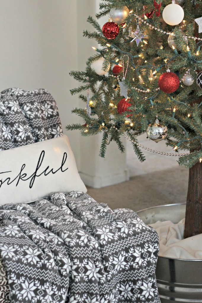 Christmas Home Tour blanket