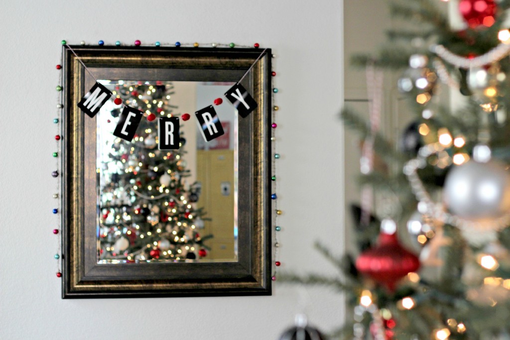 Christmas Home Tour mirror