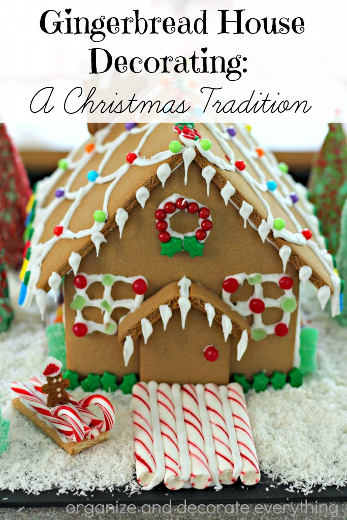 Gingerbread House Decorating is one of our favorite Christmas Traditions
