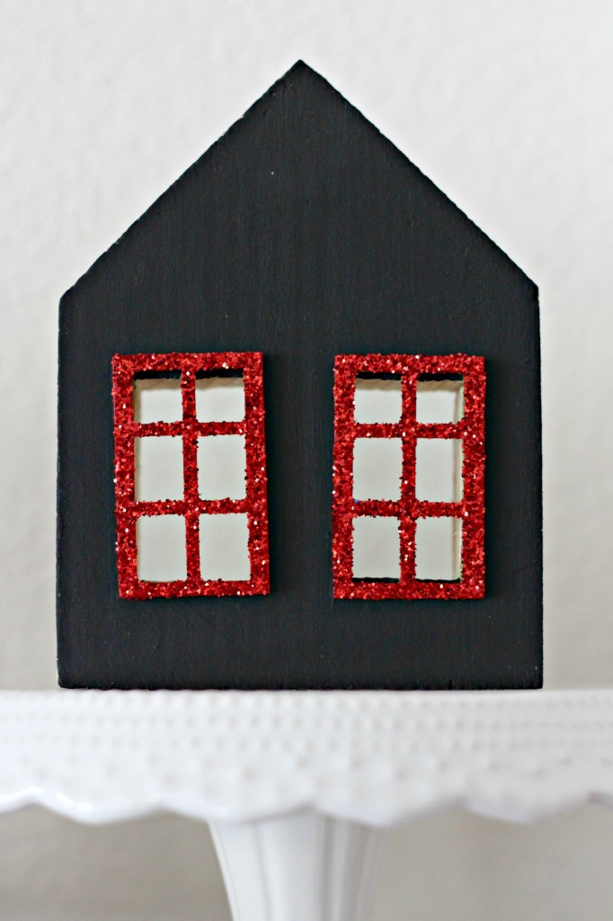 Red and Black Mantel black house