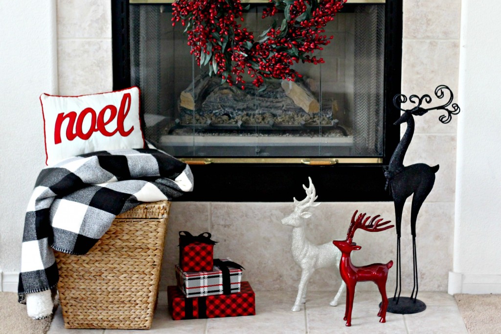 Red and Black mantel bottom half