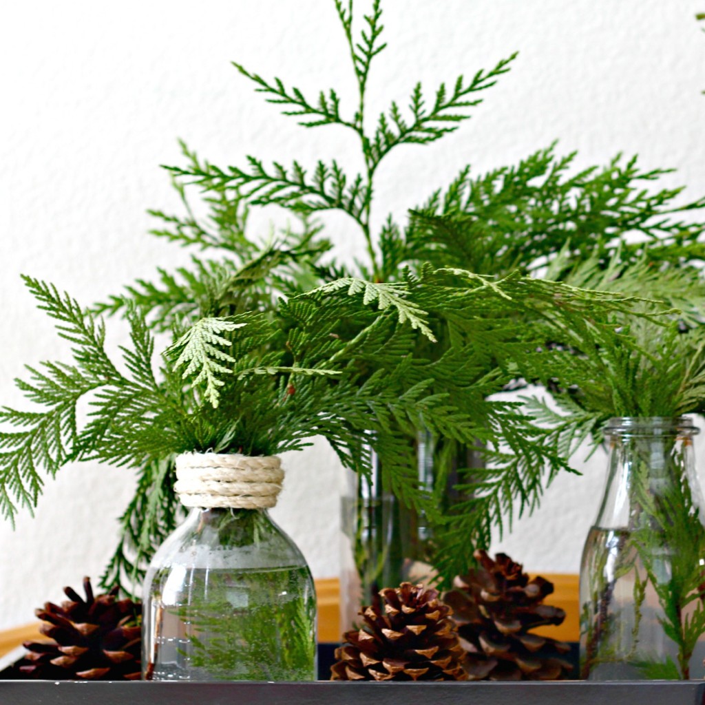 Simple Pine Bough Arrangement