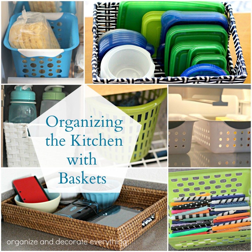 organizing with baskets collage.1
