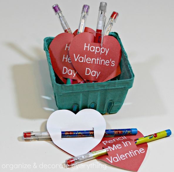 Pencil Valentine