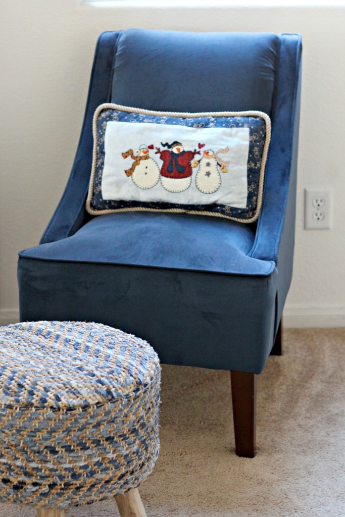 Snowman Pillow Winter Decor