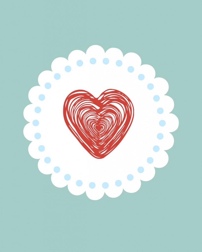 doily heart