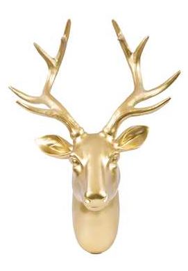 Decorating with Gold Deer Head