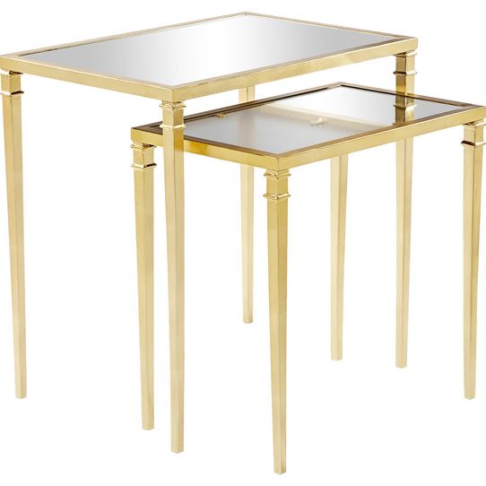 Decorating with Gold side tables