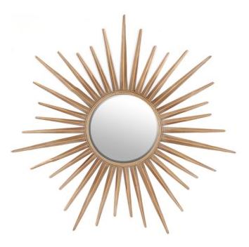 Decorating with Gold sunburst mirror
