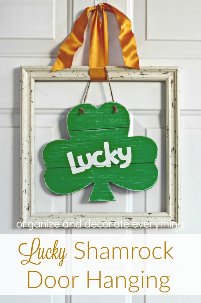 Lucky Shamrock Door Hanging