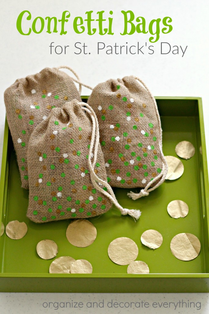 St. Patrick's Day Confetti Bags