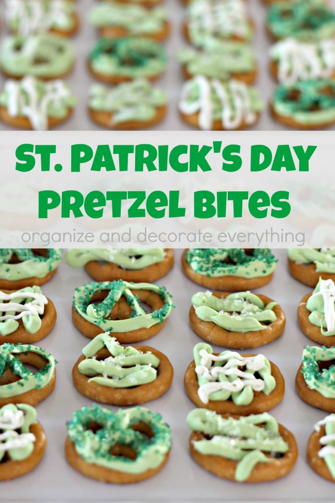 St. Patrick's Day Pretzel Bites (Gluten Free) - Organize and Decorate ...